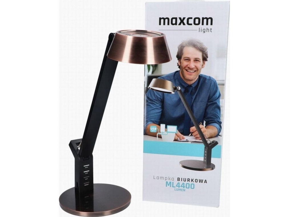 Desk Lamp Maxcom Desk Lamp Maxcom Ml4400 Lumen, Copper