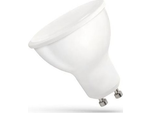 Spectrum Led Birne Gu10 230V 6W Smd Nw Mit Milchglas Weiß Spectrum