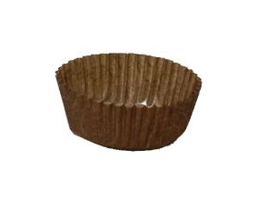 Tortendeckel Nr 7 Petit Four Ø35x16 Mm Braun/Gold,4 Pk X 500 Pcs/Krt
