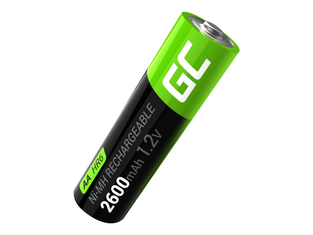 Green Cell Hr6 - Batteri 4 X Aa Type - Nimh - (Genopladelige) - 2600 Mah