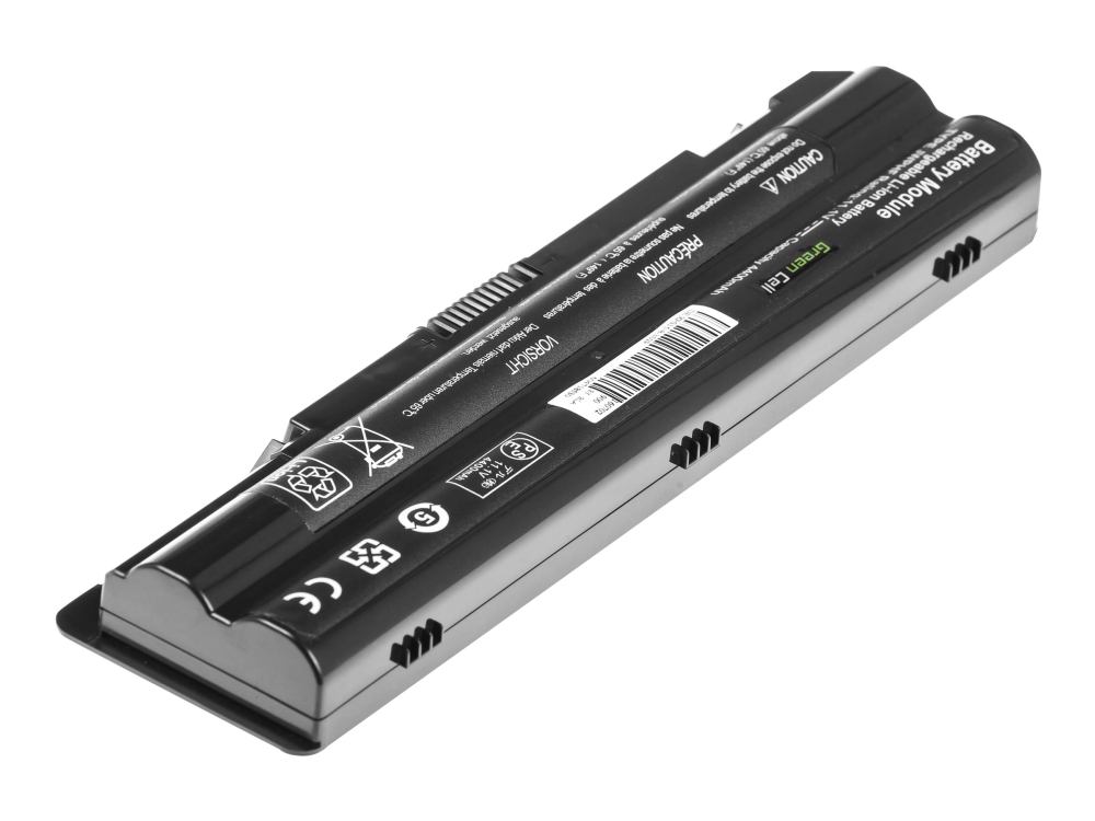 Green Cell - Batteri til bærbar computer (svarende til: Dell JWPHF, Dell R795X) - Litiumion - 6-cellet - 4400 mAh - sort - for Dell XPS 14, 14 (L401X), 15 (L501X), 15 (L502X), 17 (L701X), 17 (L702X)