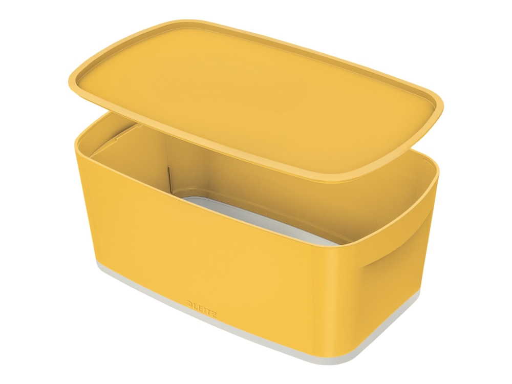 Leitz MyBox Cosy - Förvaringsbox - small - för A5 (148 x 210 mm) - varmt gul | Arkivlådor | GameStuff