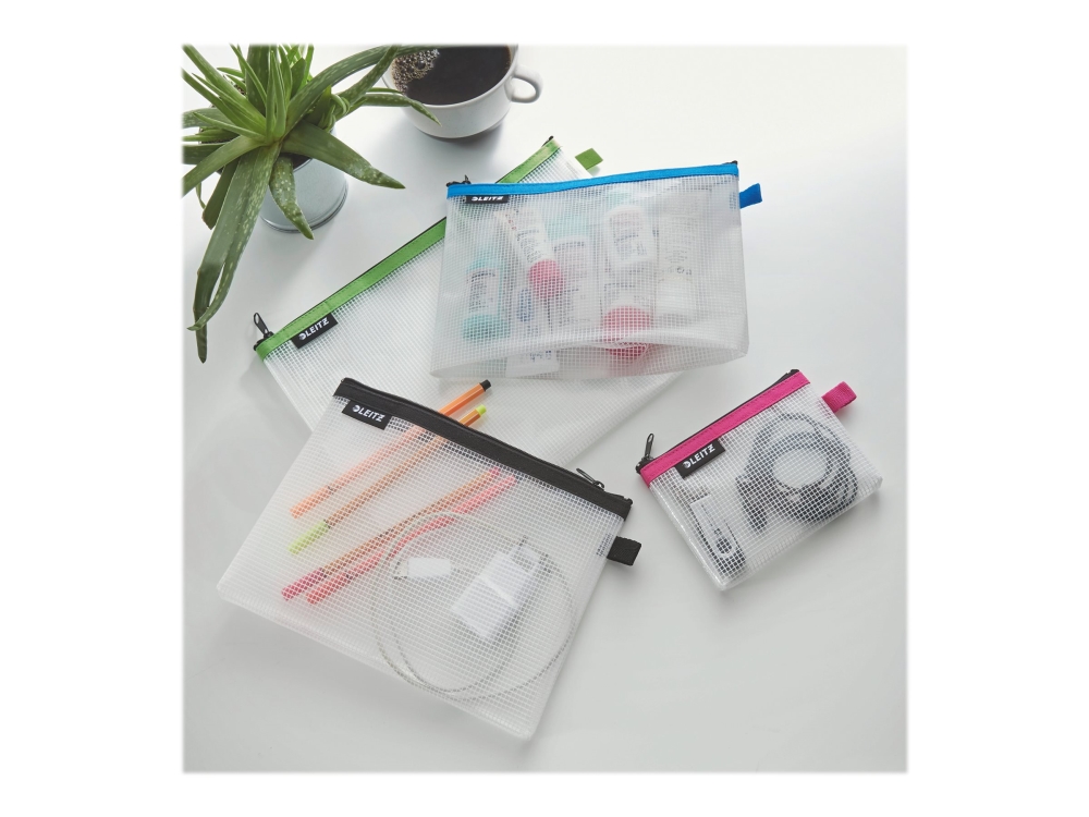 Leitz WOW Travel Medium - Påse for passport / cables / power banks / cosmetics - EVA-folie - blå | Fickor och skydd | GameStuff
