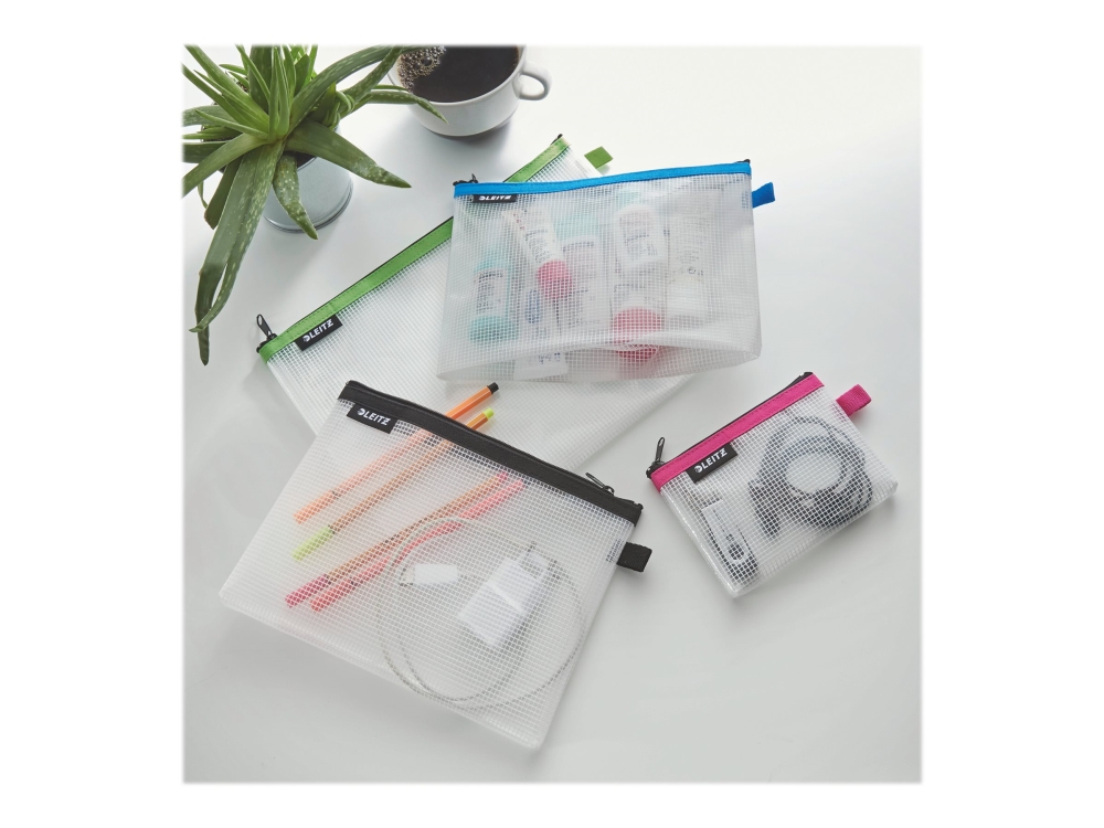 Leitz WOW Travel Small - Påse for credit cards / ID / cash / cables / earphones / medicines / cosmetics - EVA-folie - blå