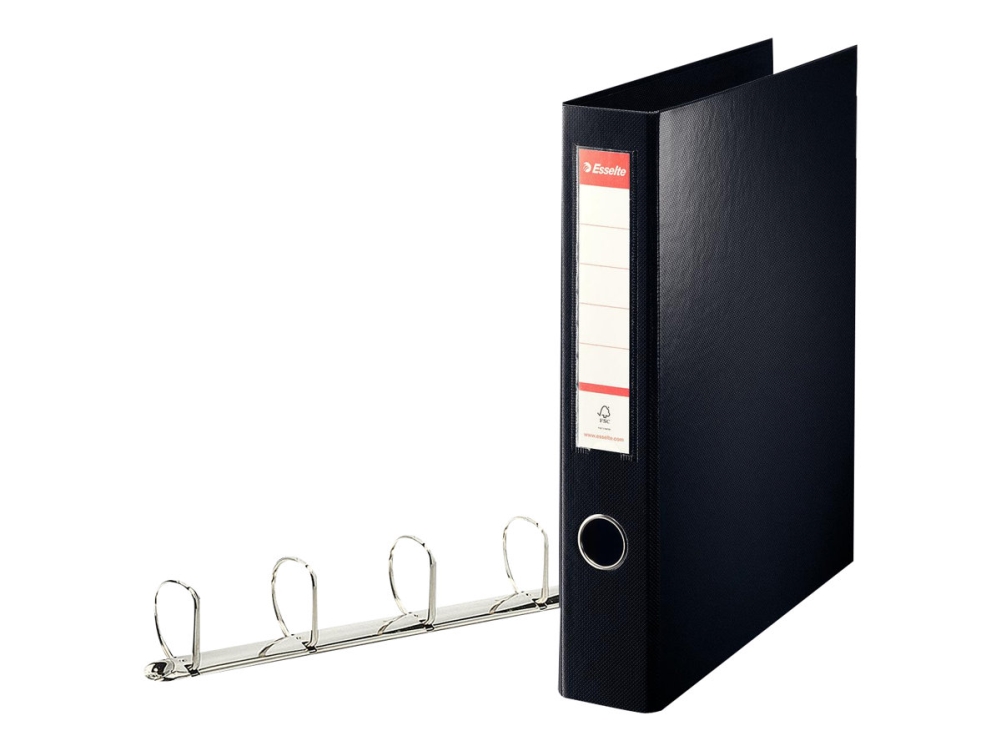 Esselte Standard - Ringpärm - ryggbredd: 54 mm - för A4 Maxi - svart | Arkivering - Binders - PP/Kartong Binders A4 | GameStuff