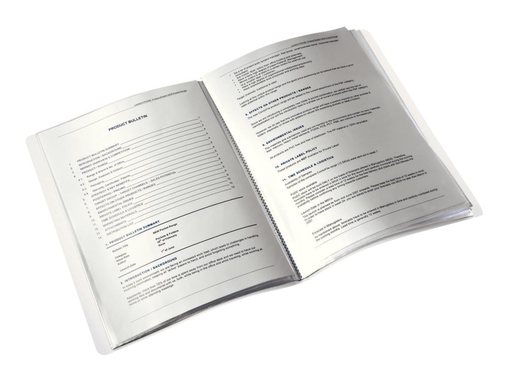 Leitz WOW - Visningsbok - 20 utrymmen - för A4 (210 x 297 mm) - kapacitet: 40 ark - turkosmetallic | Arkivering - Presentationsmappar och omslag - Demomappar | GameStuff