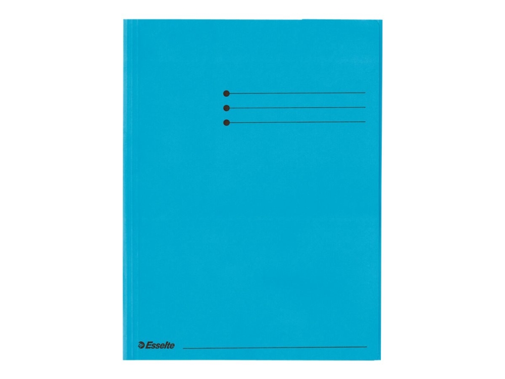 Esselte Rainbow - 3-flikhållare - för A4 (210 x 297 mm) - kapacitet: 350 ark - blå | Arkivering - Elastikmappar & Chartekker - Elastikmappar | GameStuff