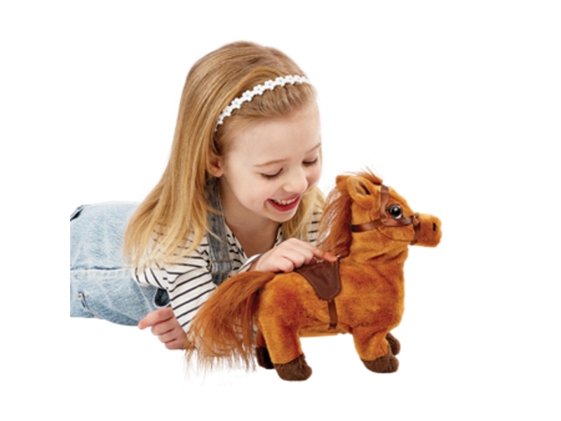 Happy Pets Gående Plyschponny | Leksaker - För dom minsta - Dragdjur | GameStuff