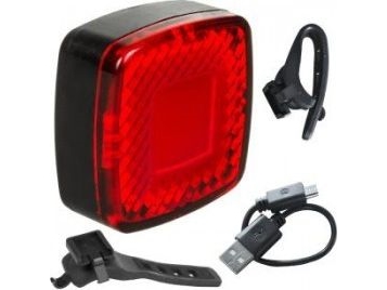 Maclean Rear Bicycle Lamp Usb Auto Stop Twilight Sensor Maclean Energy Mce355 Cob Led Max. 125Lm Acu 450Mah
