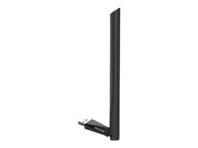 Mercusys Ac650 High Gain Wireless Dual Band Usb Adapter, Wireless, Usb, Wlan, Wi-Fi 5 (802.11Ac), 433 Mbit/S, Black