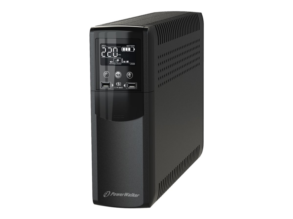 PowerWalker VI 600 CSW FR - UPS - Växelström 170 - 280 V - 360 Watt - 600 VA - 7 Ah - USB - utgångskontakter: 4 | Radiostyrd - Drönare - Tillbehör | GameStuff