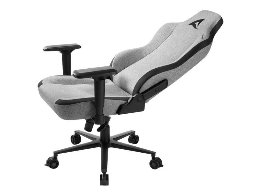 Sharkoon Skiller Sgs40 Fabric, Gepolsterter Sitz, Gepolsterte Rückenlehne, Grau, Grau, Stoff, Schaum, Stoff, Schaum