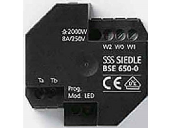 Siedle Bse 650-02 Bus-Schalt-Einheit Schwarz (200031950-02)