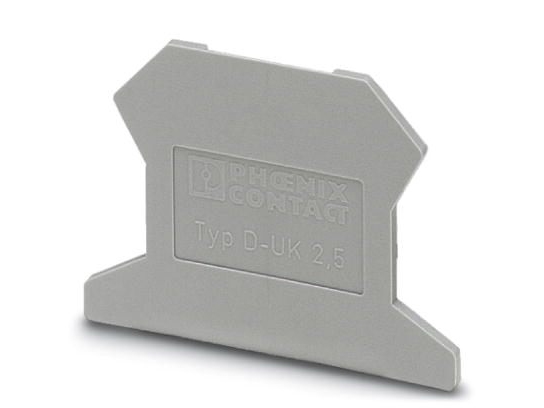 Phoenix Contact Endplatte D-Uk 2,5 Grau 1,5 X 42,5 X 30,7 Mm (3001022)