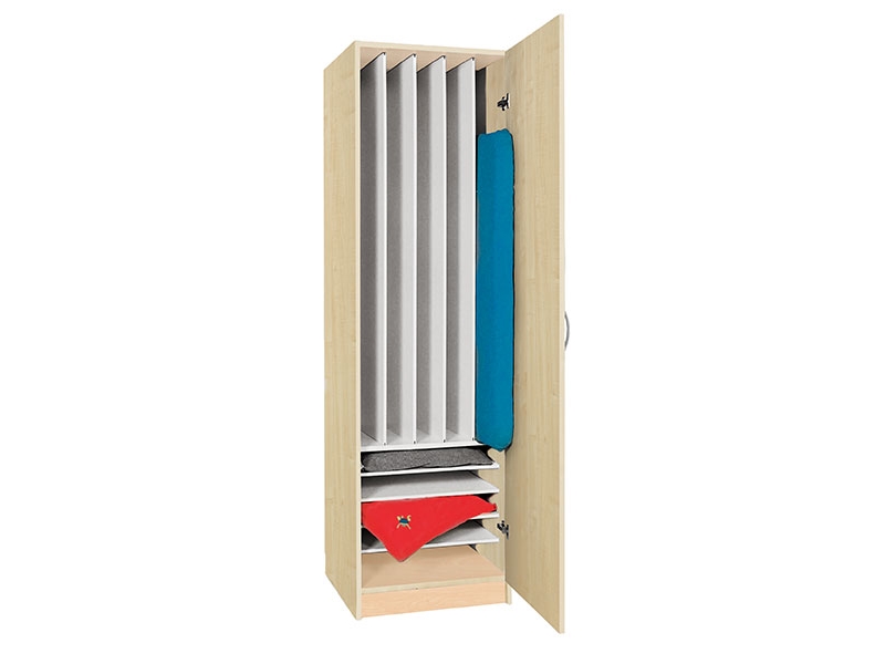 Matratzenschrank Slumra, Weißes Laminat