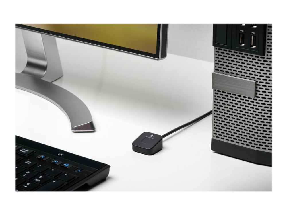 Kensington VeriMark Desktop Fingerprint Key - Fingeravtrycksläsare - USB - TAA-kompatibel | Foto och video - Foto- & videotillbehör - Minneskort | GameStuff