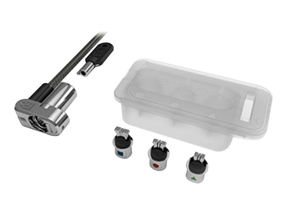Kensington Universal 3-in-1 Keyed Laptop Lock - Standard Keyed Sikkerhedskabelslås