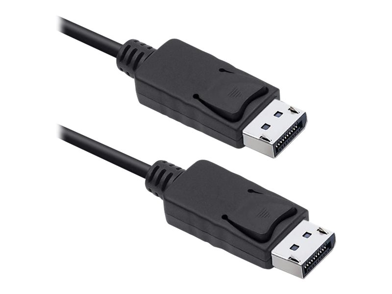 Qoltec - Displayport Kabel - Displayport (Han) Til Displayport (Han) - Displayport 1.2 - 3 M - 1080P Support, 5K30 Hz Support - Sort