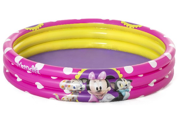 Bestway 91079, Aufblasbarer Pool, 140 L, Rund, 2 Jahr(E), Minnie Mouse, Pink, Gelb