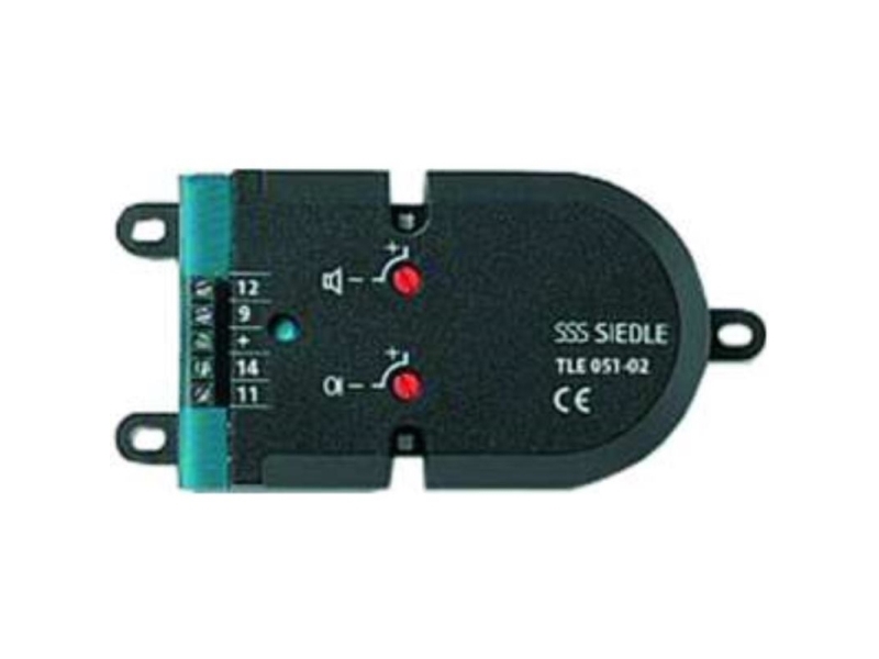 Siedle TLE 051-02, Kaiutinmoduuli, Musta, Siedle, CE, 124 mm, 31 mm