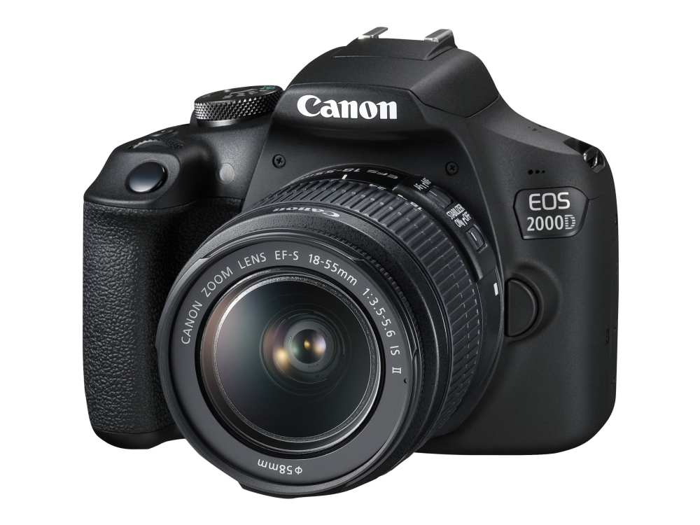 Canon Eos 2000D - Digitalkamera - Slr - 24.1 Mp - Aps-C - 1 080 P / 30 Fps - 3X Optisk Zoom Ef-S 18-55Mm Iii-Lins - Wi-Fi, Nfc