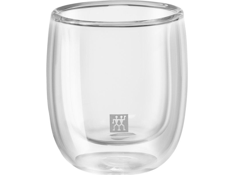 ZWILLING 39500-075, Gennemsigtig, Borosilikatglas, Rund, 2 stk, Rydde, 80 ml