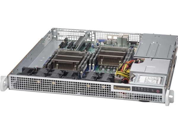 Supermicro Superchassis 514-R407c, Rack, Server, Grau, Eatx, 1U, 400 W
