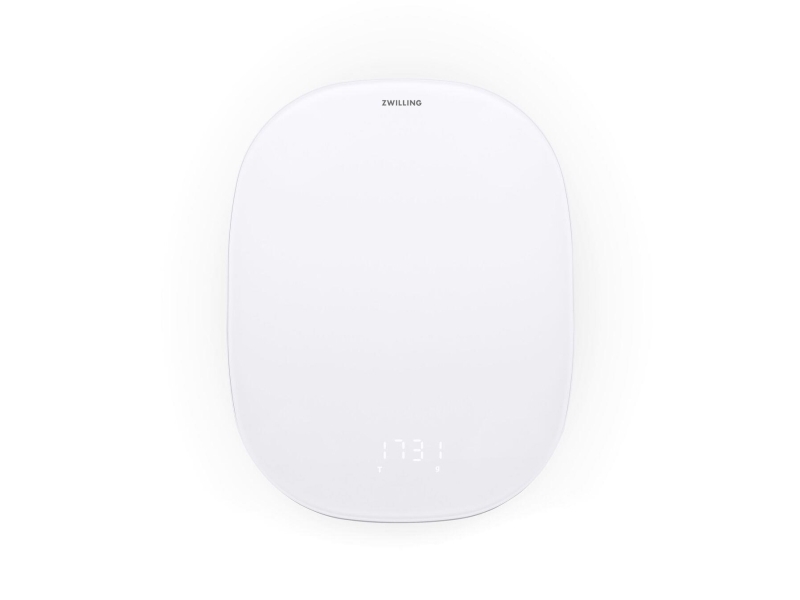 ZWILLING Enfinigy, Elektronisk køkkenvægt, 10 kg, 1 g, Sølv, Hvid, Plast, Glas | Köksutrustning - Bakartiklar - Köksvågar | GameStuff