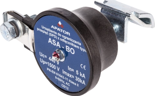 Apator Überspannungs-Ableiter A 440V 5Ka Asa 440-5Bo+D+K /Mit Trennschalter/ 63-930218-021 - 63-930218-021