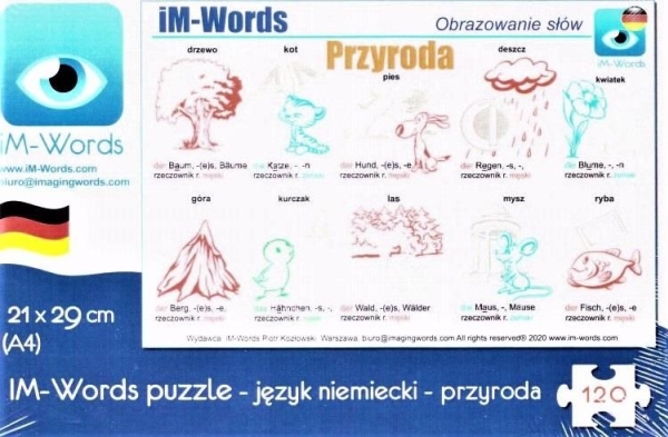 Im-Words Puzzle 120 German - Nature |