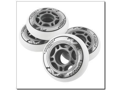 Nils Extreme 80x24 82A hvide PU-hjul (16-30-011)