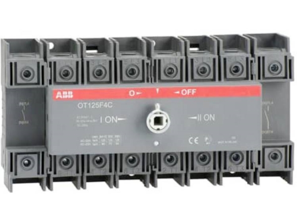 Abb Ot125f4c Lastumschalter 4-Polig 125A O. Griff (1Sca105054r1001)