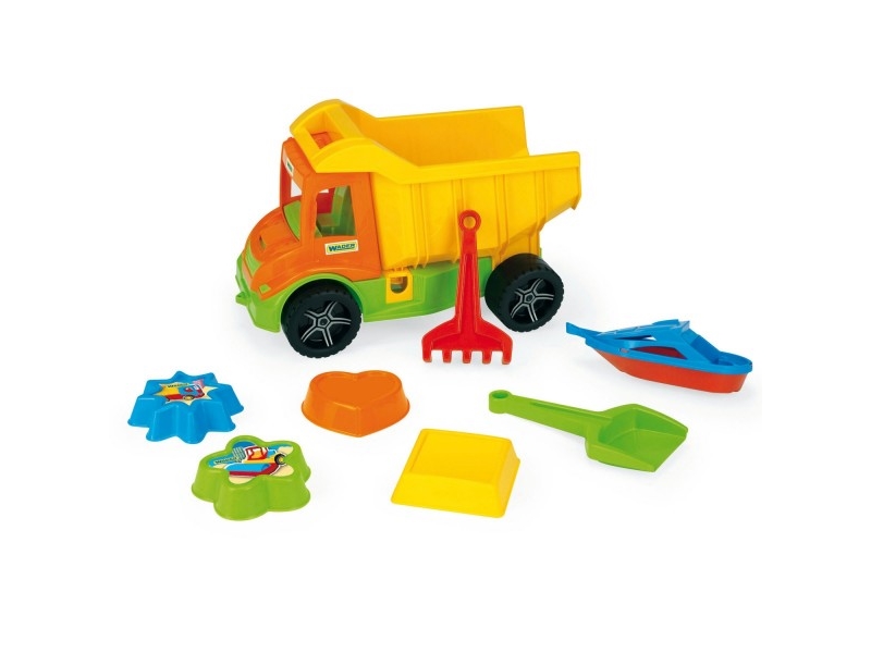 Wader MULTI TRUCK væltelæsser med sand-sæt 70300