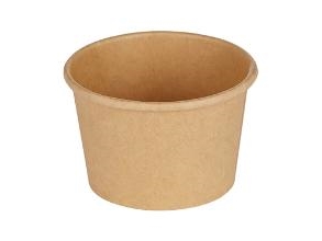 Dressingbæger 60 ml 2 oz Ø62 x 40 mm kraft pap/PE Brun,30 ps x 100 stk/krt