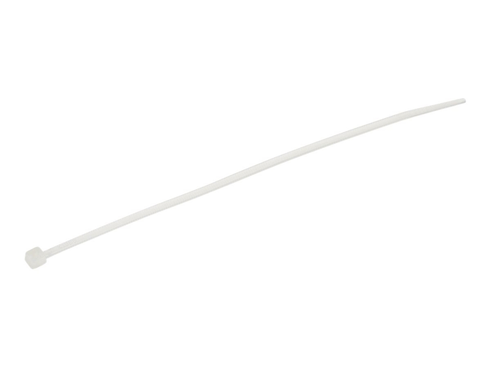 StarTech.com 15cm kabelkopplingar - 3mm bred, 39mm buntdiameter, 18kg draghållfasthet, självlåsande spärrband för nylon med böjd spets, 94 V-2/UL listad, 100-pack - vitt - Kabelsamlare - 15.24 cm - vit - TAA-kompatibel (paket om 100) | Rutter och fästanordningar - Kabelbuntar | GameStuff