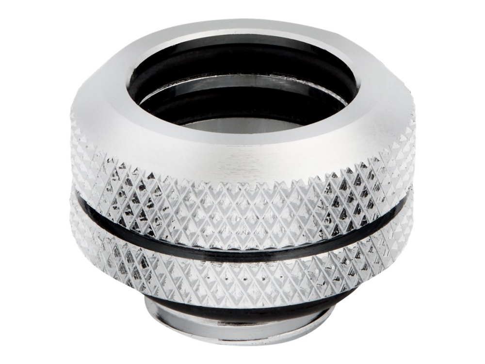CORSAIR Hydro X Series XF Hardline 14mm - Kølevæske system tilpasning - krom (pakke med 4)