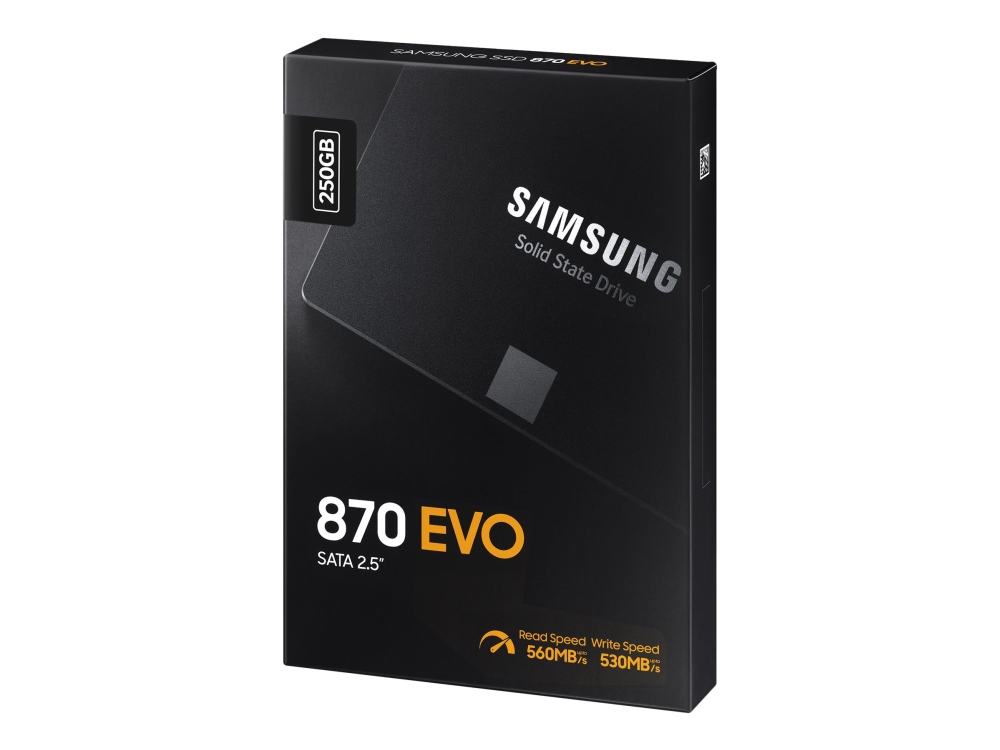 Samsung 870 Evo Mz-77E250bw Ssd 250 Gb 2,5" Sata Iii 560 Mb/S