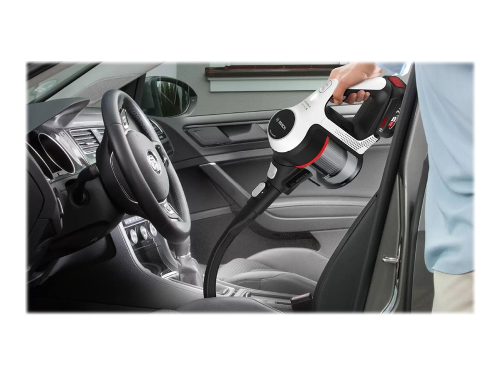 Bosch Serie 6 BKS611MTB, Pussiton, Musta, Valkoinen, Kuiva, Akku, 30 min, 4 h