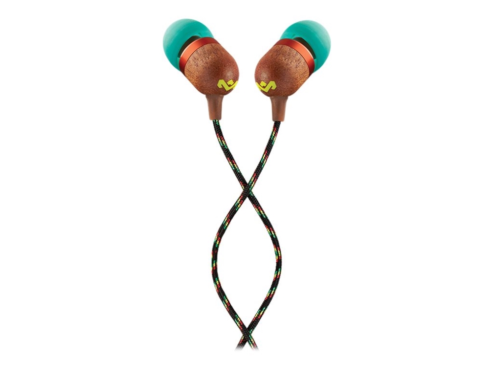 House Of Marley Smile Jamaica - Øreproptelefoner Med Mik. - I Øret - Kablet - 3,5 Mm Jackstik - Rasta