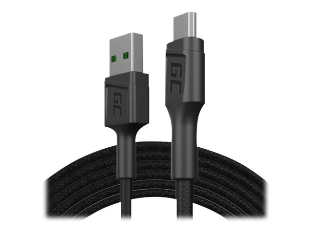 Green Cell Gc Powerstream - Usb-Kabel - Usb (Han) Til Micro-Usb Typ B (Han) - 1,2 M - Sort