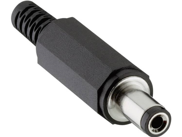 Lumberg 1634 02 Niederspannungsstecker Stecker, Gerade 5,5 Mm 2,5 Mm 1 St
