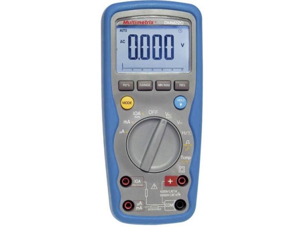 Multimetrix P06231411 Hand-Digitalmultimeter Wasserdicht (Ip67) Cat Iii 1000 V, Cat Iv 600 V Anzeige (Zähler): 6000