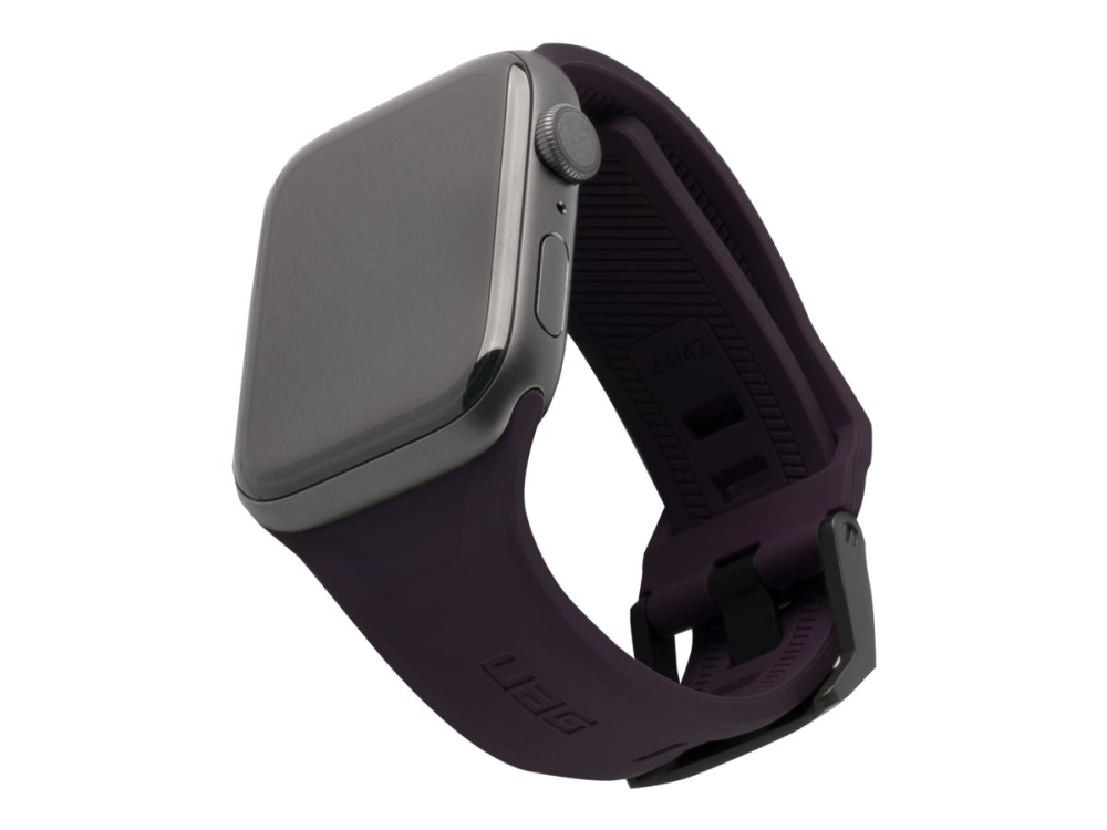 UAG Apple Watch Band 45mm/44mm/42mm, Series 7/6/5/4/3/2/1/SE - Scout Eggplant - KlocKräm för smart klocka - aubergine - för Apple Watch Hermès Series 9, SE 3, Series 10, Series 11, Series 9, Ultra 2, Ultra 3 | Sport & Träning - Tillbehör - Smartklockor | GameStuff