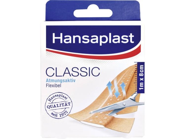 Hansaplast 1556519 Gips, Bindemateriale 1 M X 8 Cm