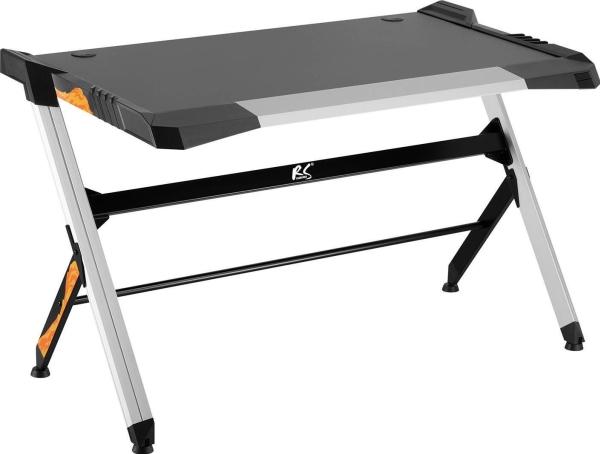 Gaming-Schreibtisch Biurko, Schwarz, Groß, Rgb-Led, Nanors Rs150, Max. 50 Kg, Höhe 780 Mm