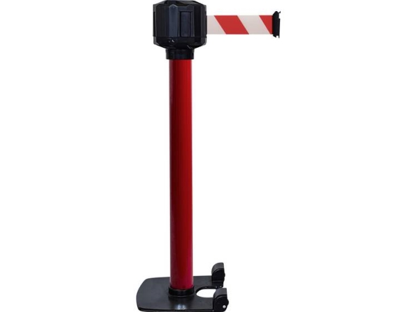 Viso Rxlo1050rorb Afspærringsstolpe M/Bånd Selelængde 10 M (Ø X H) 80 Mm X 99 Cm