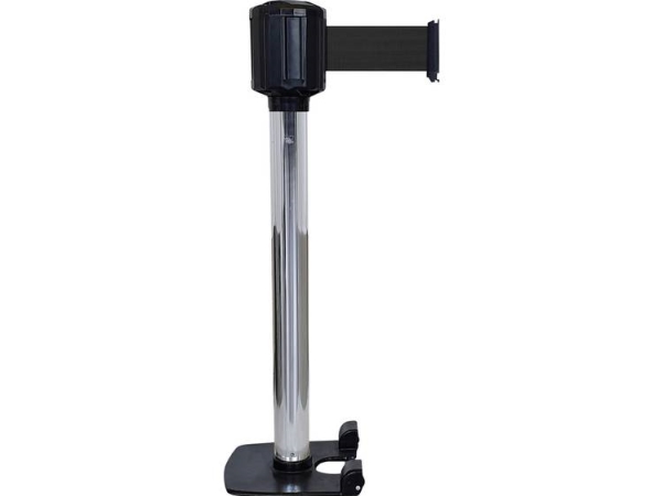 Viso Rxlo1100srbk Afspærringsstolpe M/Bånd Selelængde 10 M (Ø X H) 80 Mm X 111 Cm