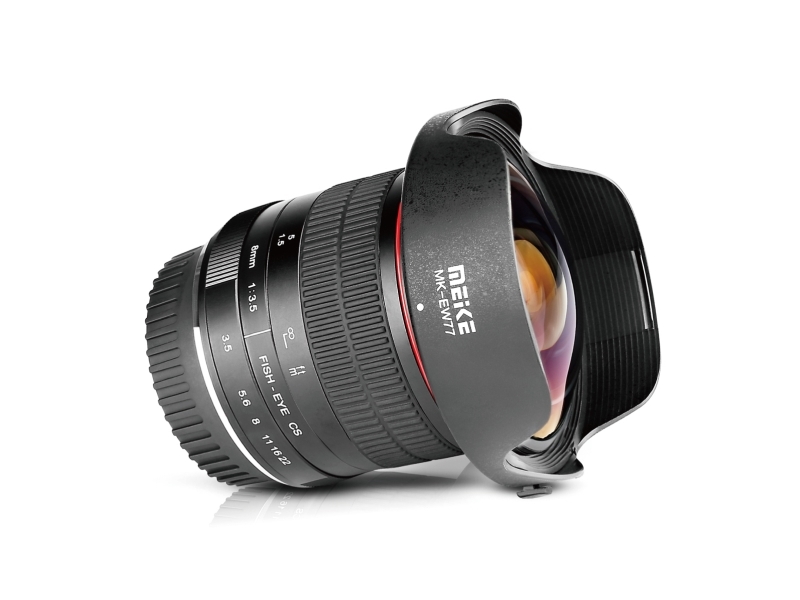 Meike 8Mm F3.5, Vidvinkellinse, 8/11, Canon Ef