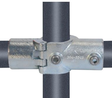 galv. cross - Rörklämmor cross med 2 uttag 42,4 mm x 11/4. | VVS Artiklar - Vattenförsörjning - Ärmar klämmor & fläns | GameStuff