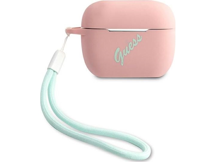 GUESS Silicone Cover Vintage Pink, til Apple AirPods Pro, GUACAPLSVSPG, Blister (GUACAPLSVSPG)